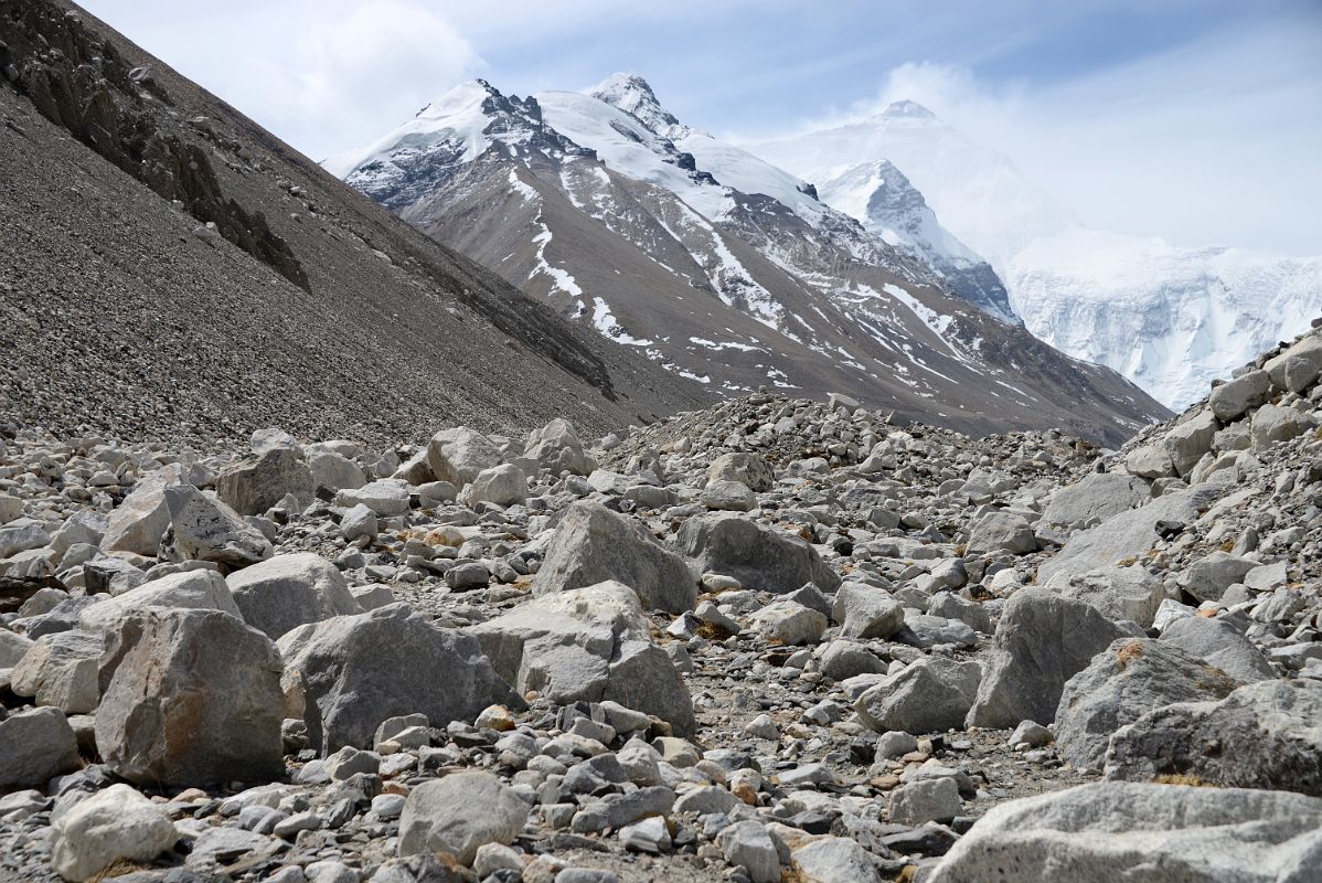 03 The Rocky Trail From Base Camp Along The East Side Of The Rongbuk Glacier On The Way To Mount Everest North Face Intermediate Camp In Tibet